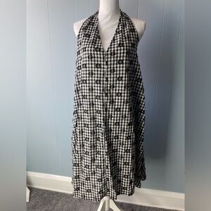 NWT Gingham Midi Dress